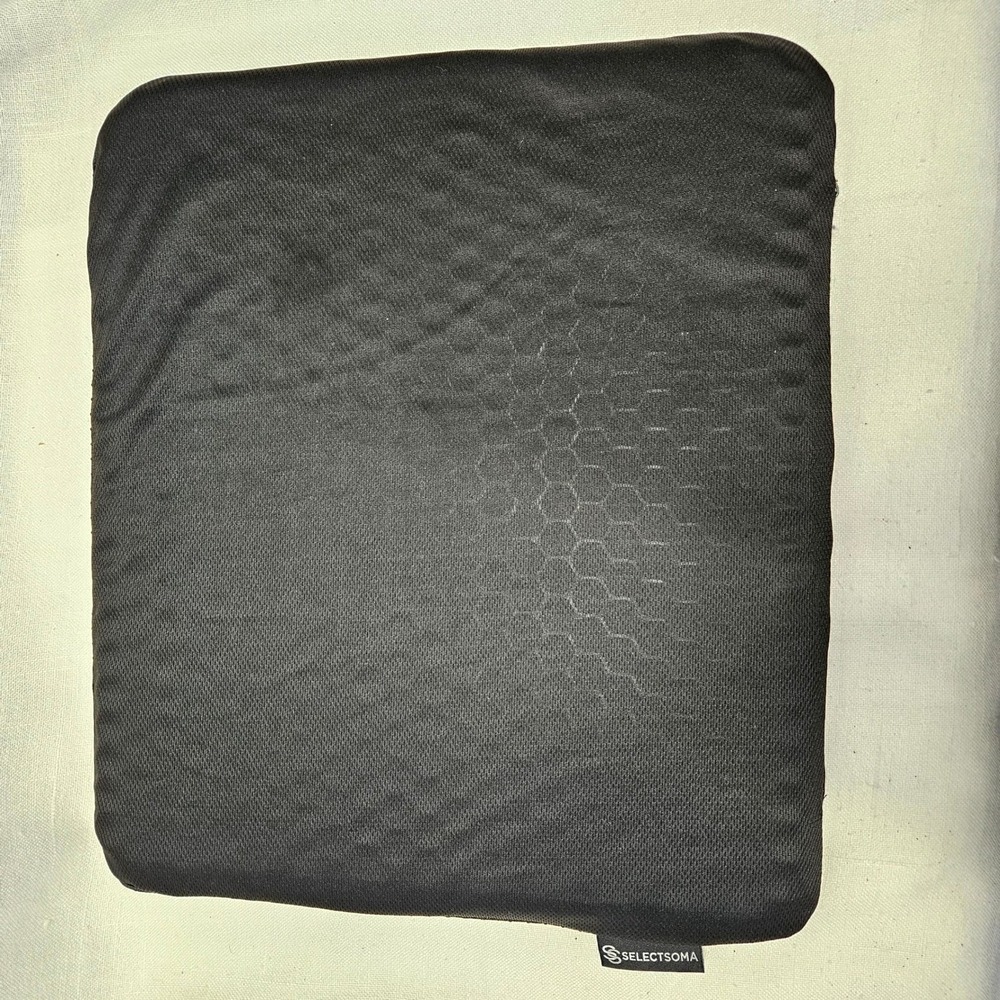 SelectSoma Wheelchair Cushion  Black Gel Honeycomb‎ Pressure Relief Pad Office